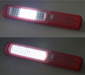 AKU LED svítilna 60LED pracovní i rekreační lampa s dynamem a magnetem