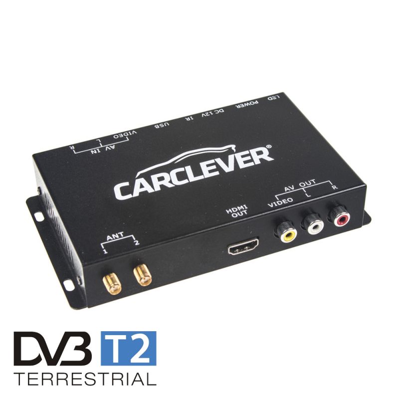 digitální tuner DVB-T2/HEVC/H.265 digitální tuner s USB + 2x anténa