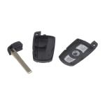 Náhradní obal klíče pro vozy BMW s 3-tlačítkovým ovladačem (bez elektroniky a čipu imobilizéru).