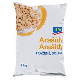 Arašídy pražené solené 1kg