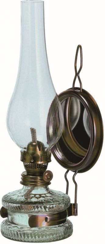 Lampa petrolejová zrcadlová 30 cm s cylindrem 147/5" Mars typ 0061