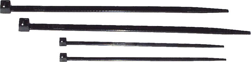 Vázací pásek černý 2,5 x 98 mm, 100 ks