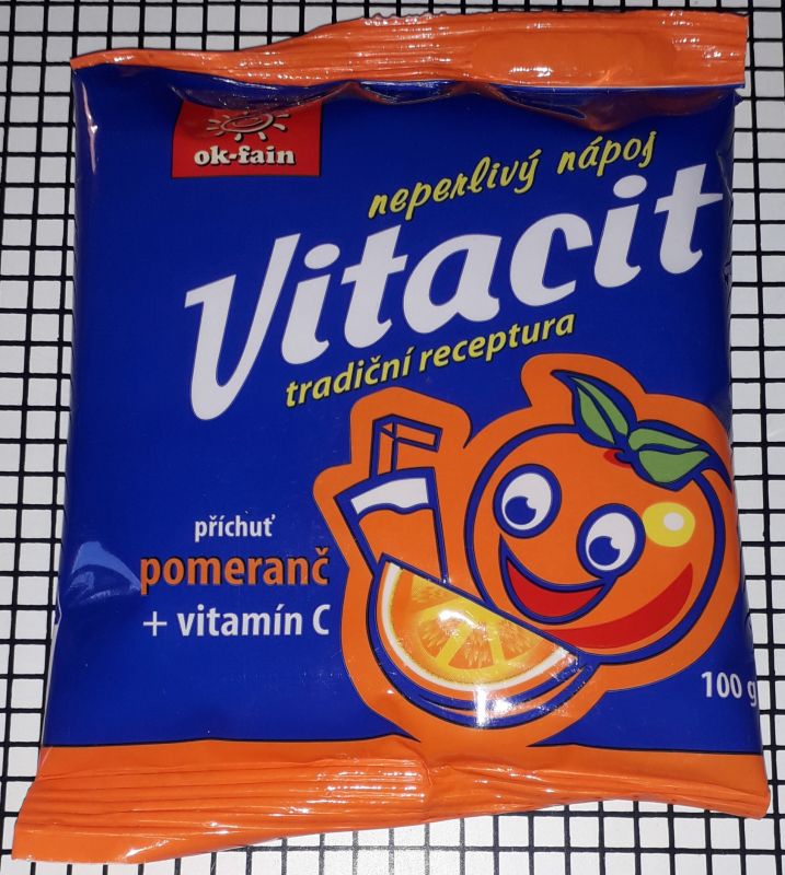 Vitacit neperlivý nápoj v prášku pomeranč+vitamín c 100g