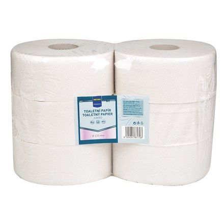Jumbo Toaletní papír 230mm 180m 2vrstvý recykl. 6 ks