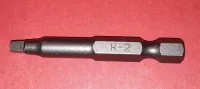 Bit čtyřhranný 1/4" R2, 50 mm