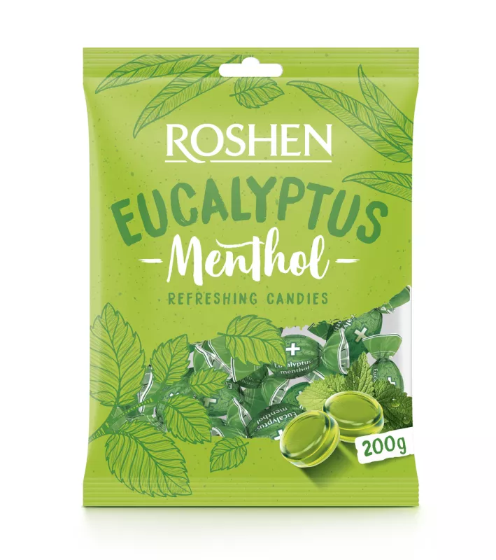 Menthol Eucalyptus bonbóny 200 g
