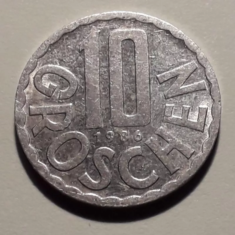 mince Rakousko 10 grošů