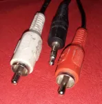 kabel Audio DC jack 3.5 mm samec > 2 x Cinch samec