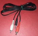 kabel Audio DC jack 3.5 mm samec > 2 x Cinch samec