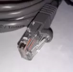 Patch kabel / RJ45-RJ45 / šedý Dintek UTP