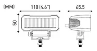 LED světlo obdélníkové, 2x10W, ECE R10, R149