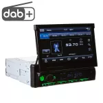 1DIN DAB / FM autorádio s výsuvným 7" LCD, Mirror link, Bluetooth, SD/DUAL-USB/RDS/ČESKÉ MENU