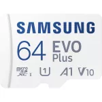 Paměťová karta MicroSDXC 64GB 130M + adaptér, SAMSUNG EVO Plus