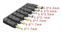 set 7 štekrů pro napájení přenosných zařízení DC 5,5 x 2,1