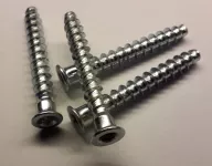 4x konfirmát 3,0 mm, 7x50 mm, hrubý závit, zinek bílý