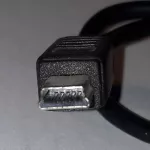 redukce miniUSB samec - USB A samice, 250mm, černý