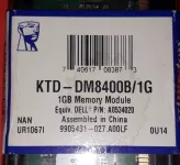 Kingston 1 GB DIMM paměť 2 667 MHz