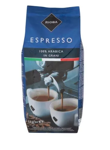 Rioba Platinum 100% Arabica káva zrno 1kg