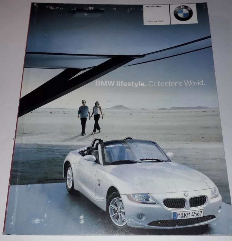 katalog kolekce modelů BMW italsky rok 2003