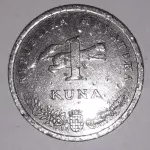 mince Chorvatsko 1 kuna, 1999 5th Anniversary - National Currency