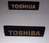 nápis Toshiba sada dvou kusů