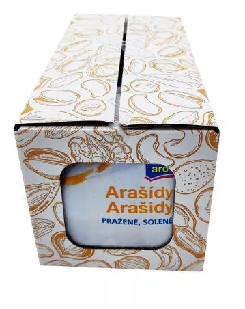 Arašídy pražené solené 80 g - 12 pytlíků