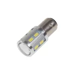 žárovka LED BAZ15D bílá, 12SMD + 3W LED 10-30V