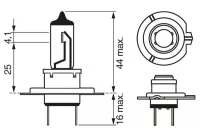 žárovka H7 12V 55W Pure Light PX26d