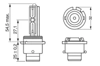 D2S - výbojka XENON 12/24V 35W pro čočky