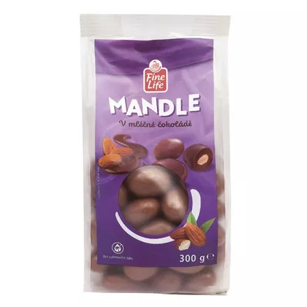 Mandle v mléčné čokoládě 300 g