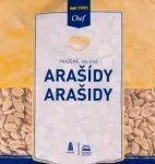 Arašídy pražené solené  | 750 gramů, 2500 gramů