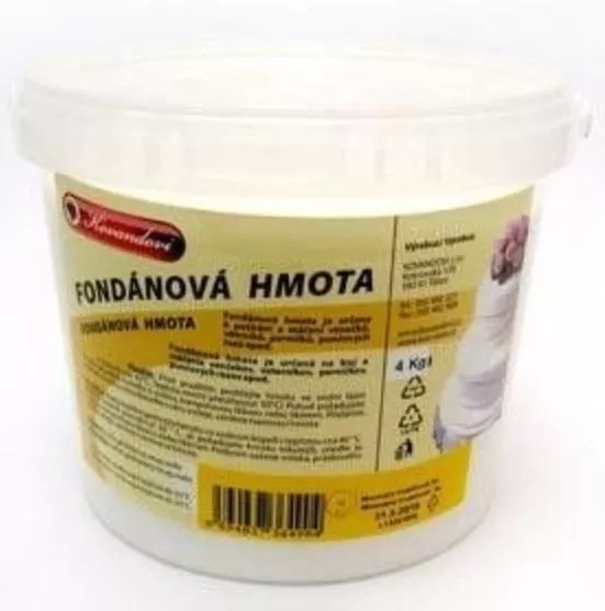 Fondánová hmota 4 kg