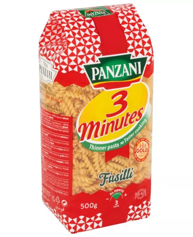 Fusilli těstoviny 500 g Panzani 3 Minuty