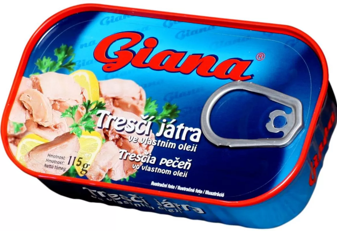 Giana Tresčí játra v oleji 4 x 115 g