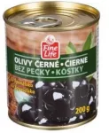 Olivy černé bez pecky 200 g