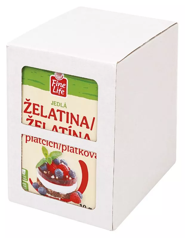 Želatina plátky 25 x 10 g