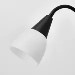 TÅGARP Stojací čtecí lampa, černá/bílá