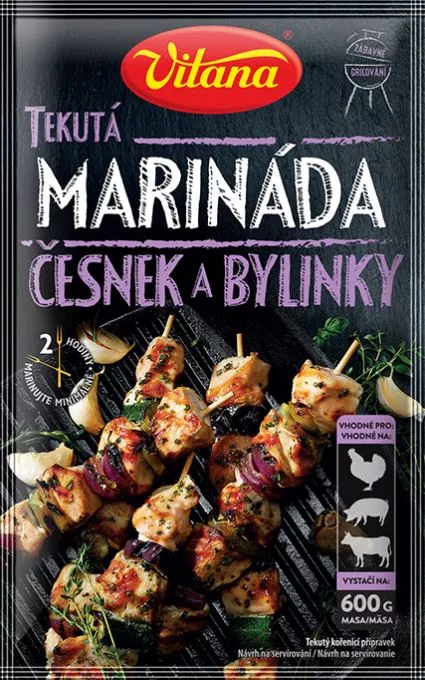 Vitana Marináda tekutá česnek / bylinky 80 g