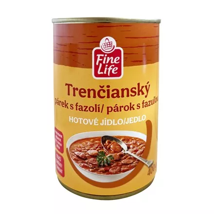 Trenčanský párek s fazolí chlaz. 400 g